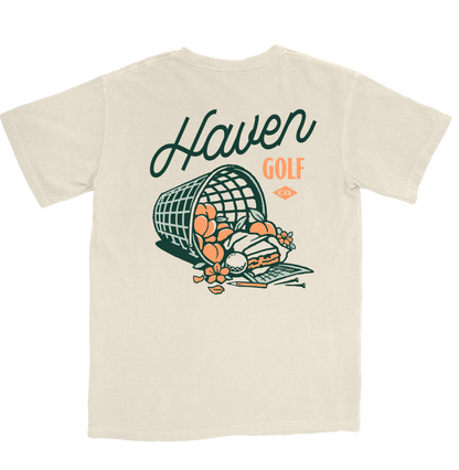 beige golf t shirt georgia peaches design
