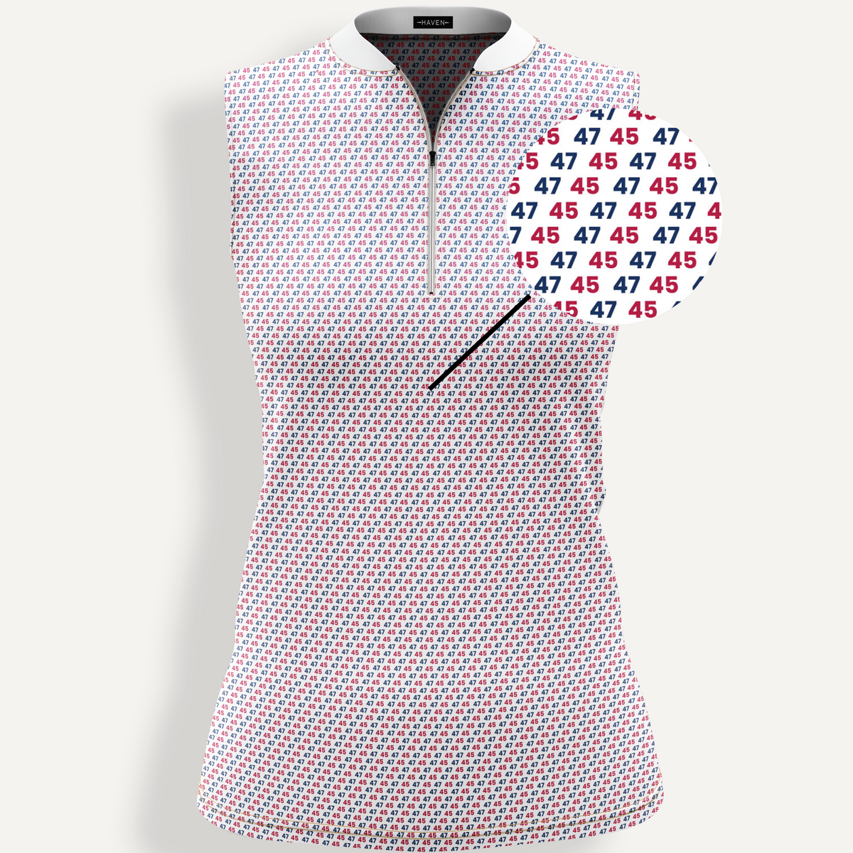 Mrs. Commander in Chief Sleeveless Polo – Haven Golf