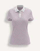 45-47 inspired womens golf polo part of the patriotic collection
