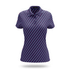 45-47 inspired womens golf polo part of the patriotic collection