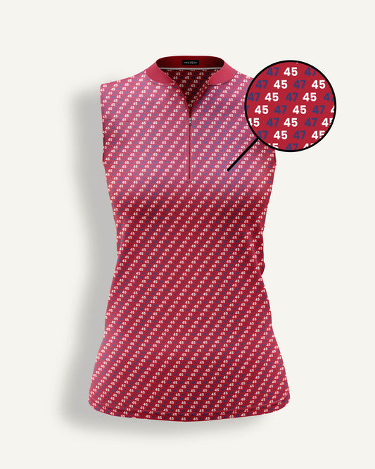 Mrs. Don Sleeveless Polo